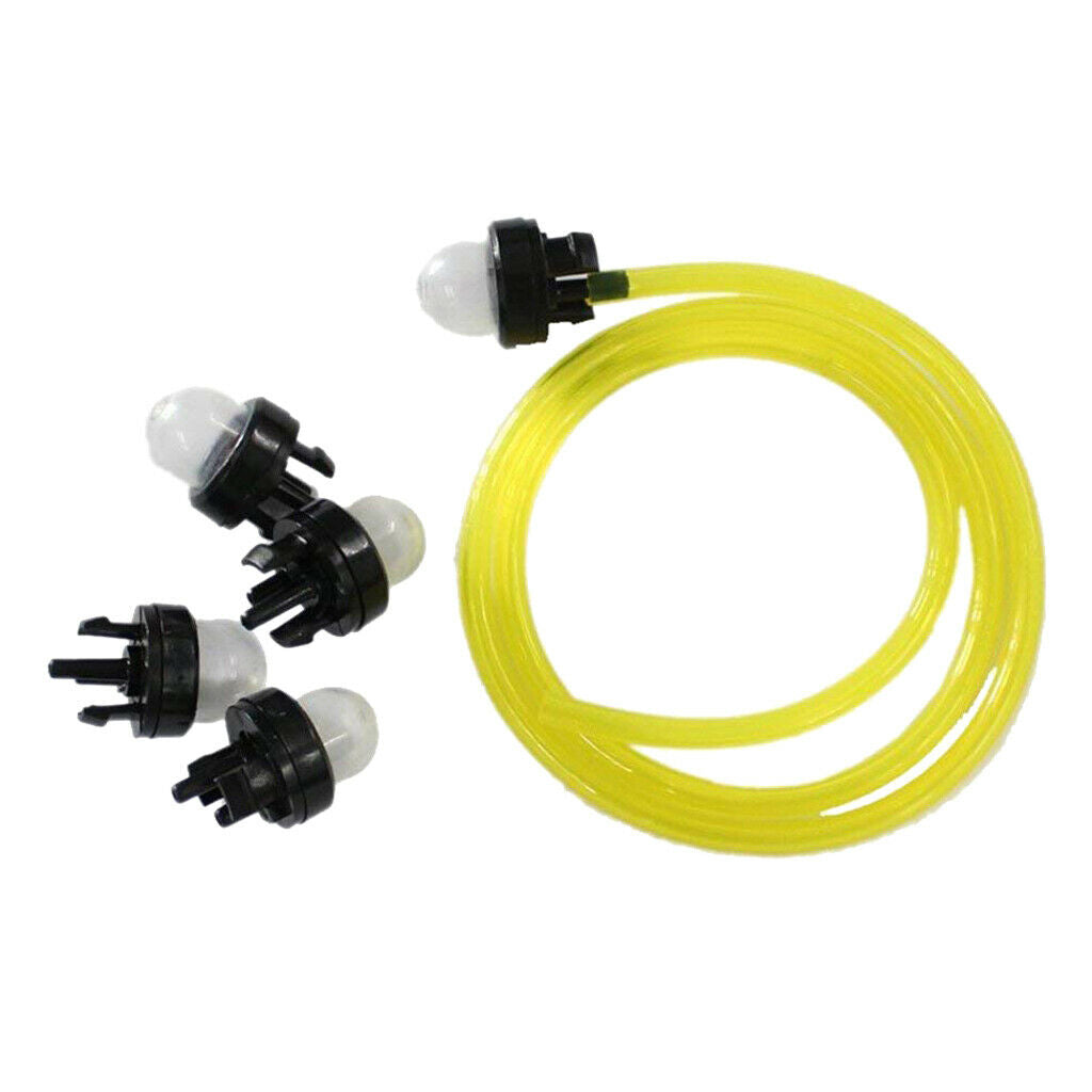 Fuel Lines & 5 Primer Bulb Repair Kits Trimmers Chainsaws Replacement Parts