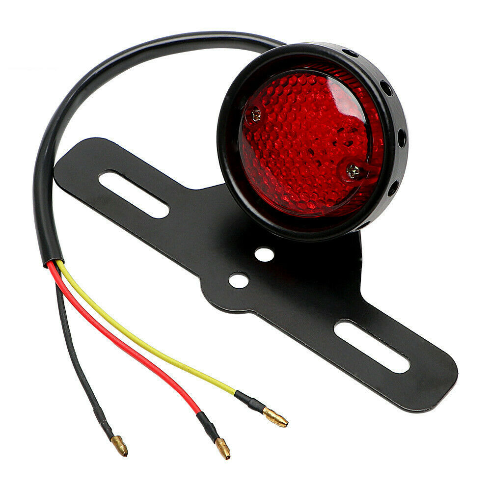 Motorcycle LED Rear Tail Brake Stop Light Rear Lights Taillight with License