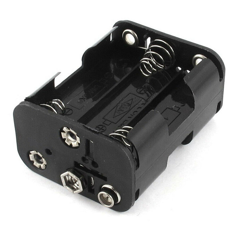 1Pc AA 6-section Back-to-back Battery Box 9V Battery Slot Storage Case Holder