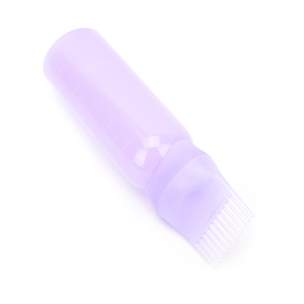 120ML Hair Dye Bottle Applicator Comb Dispensing Salon Hair Coloring Dyeing SJ