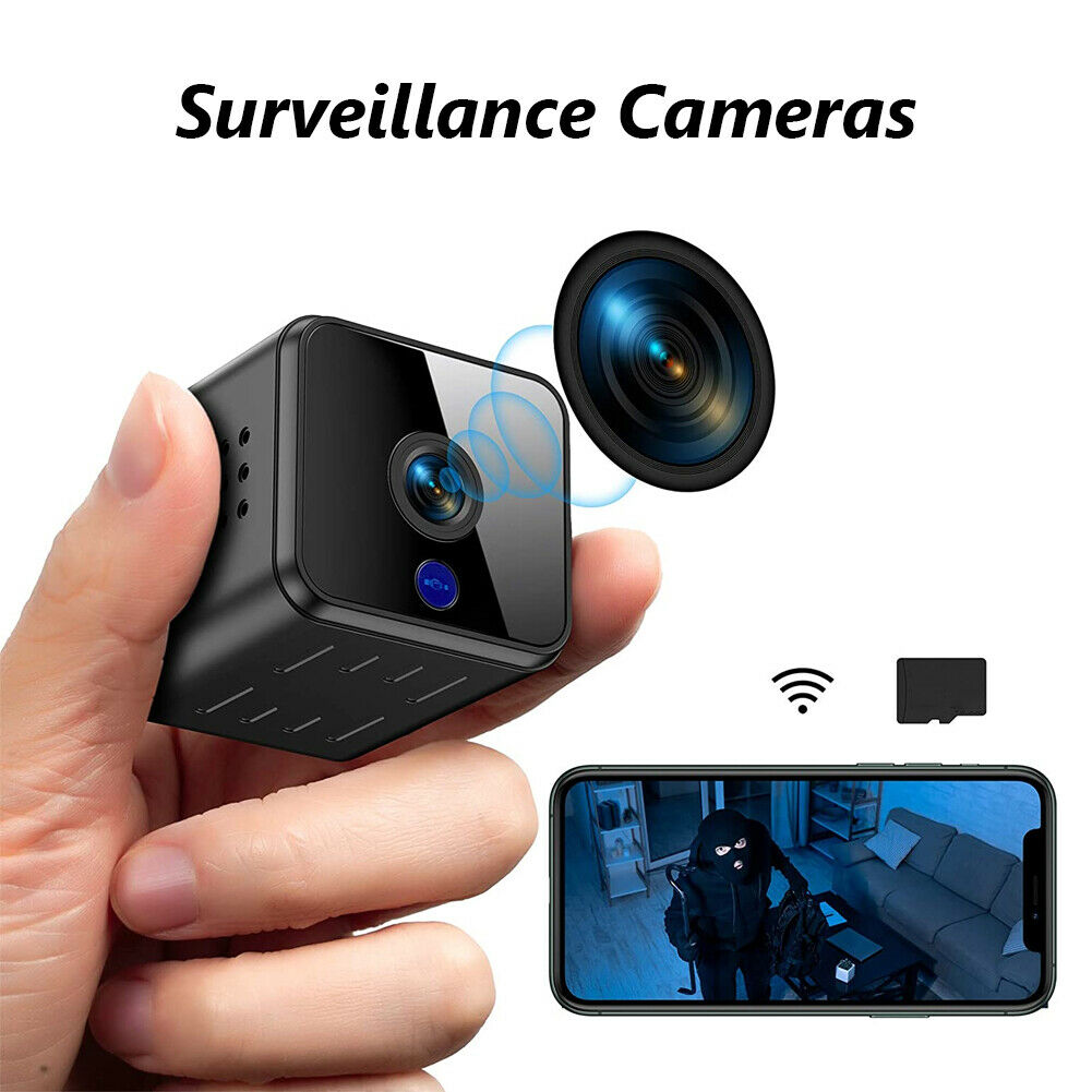 Full HD WiFi IP Camera Mini Nanny Cam Night Vision Security Camera +2GB TF Card