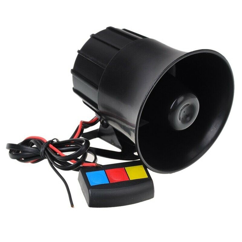 Motorcycle Car Van Vehicle Loud Siren Security Horn 12V with 3 Sounds S1T3T3
