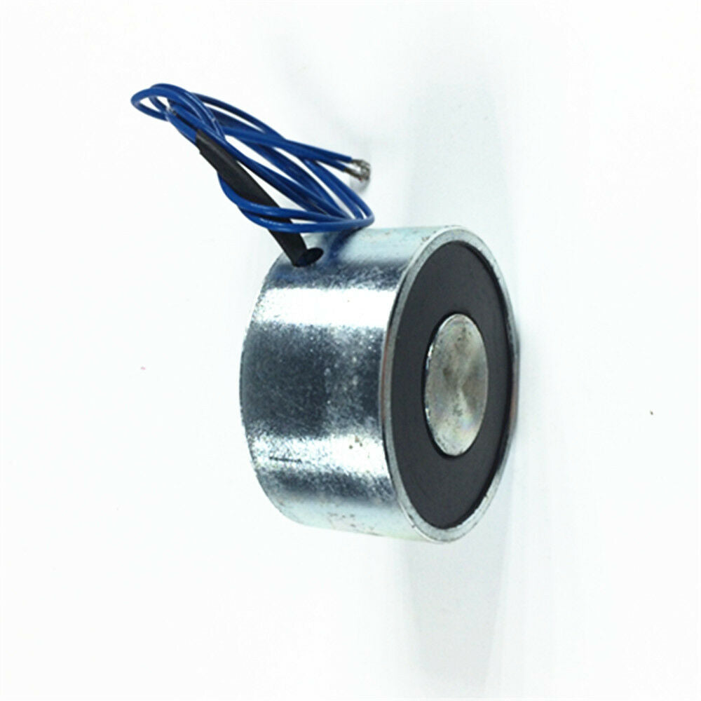 P40/20 40mm 24VDC Holding Lifting Magnet Electromagnet Lift Solenoid 25kg 55LB