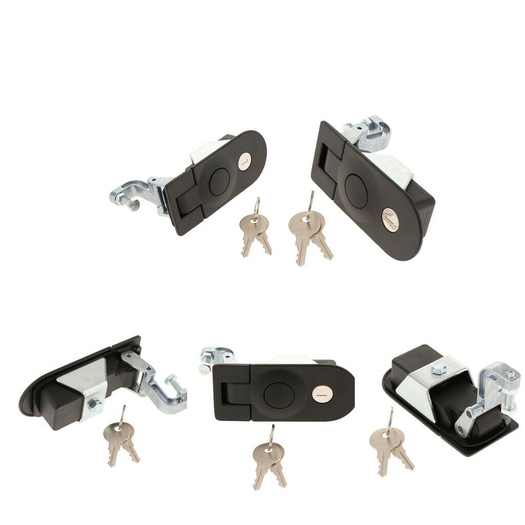 5 Pieces Black Safety Compression Latch Lock Horsebox Locker For Car RV