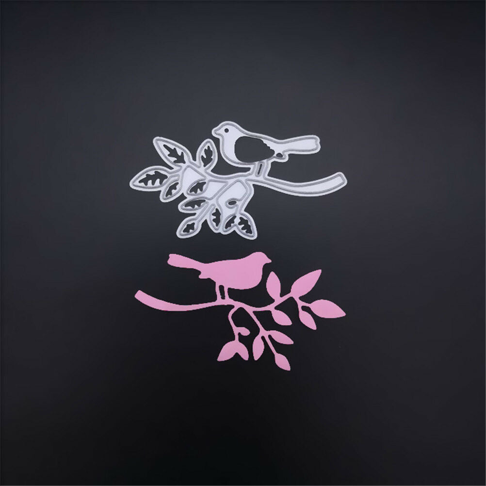 1pc tree bird metal cutting dies stencil scrapbook album paper embossing c.l8