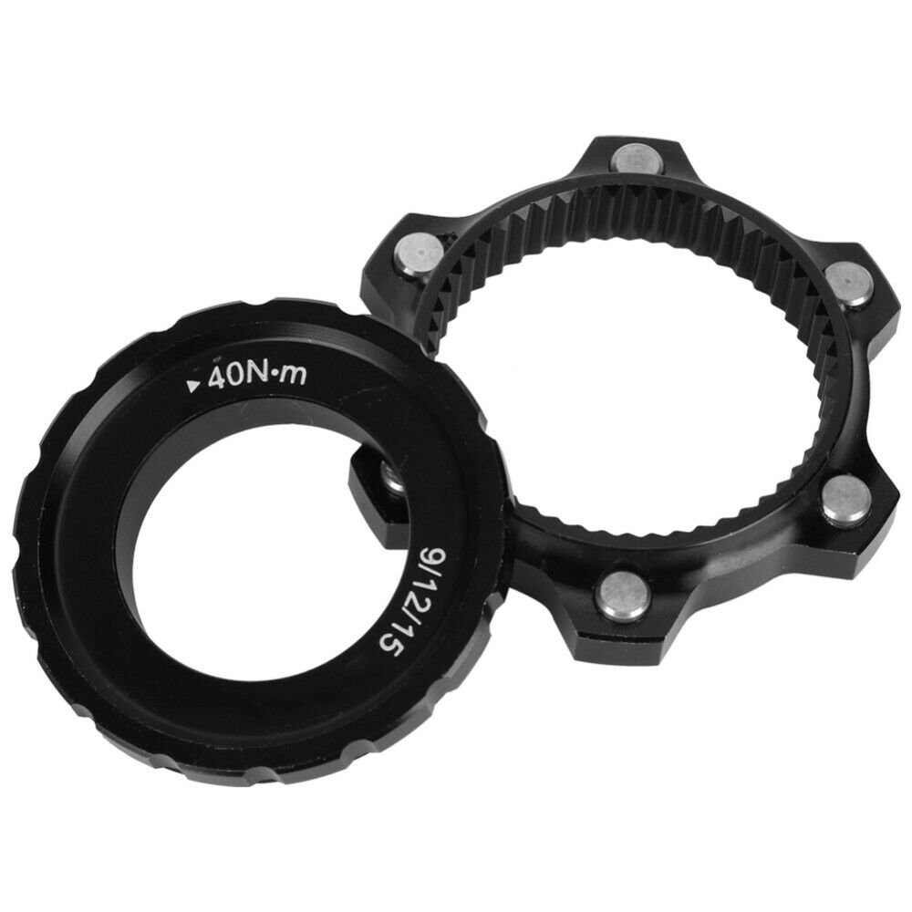 Bicycle Center Lock Adapter to 6 Bolt Disc Brake Boost Hub Spacer Bike Part