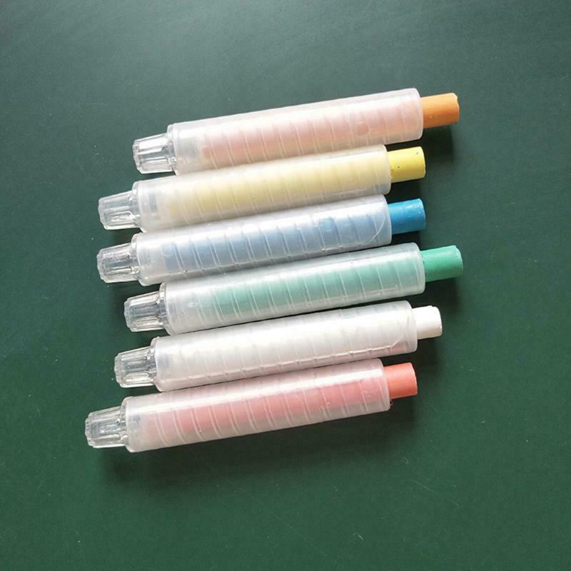Adjustable Chalk Protector Chalk Holder for Most Dustless Chalks Twist Up Design