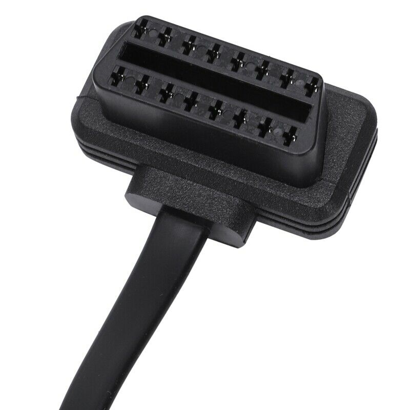 OBD2 16 pin Male to Female Elbow Extension cable ELM327 Y4Q6Q6