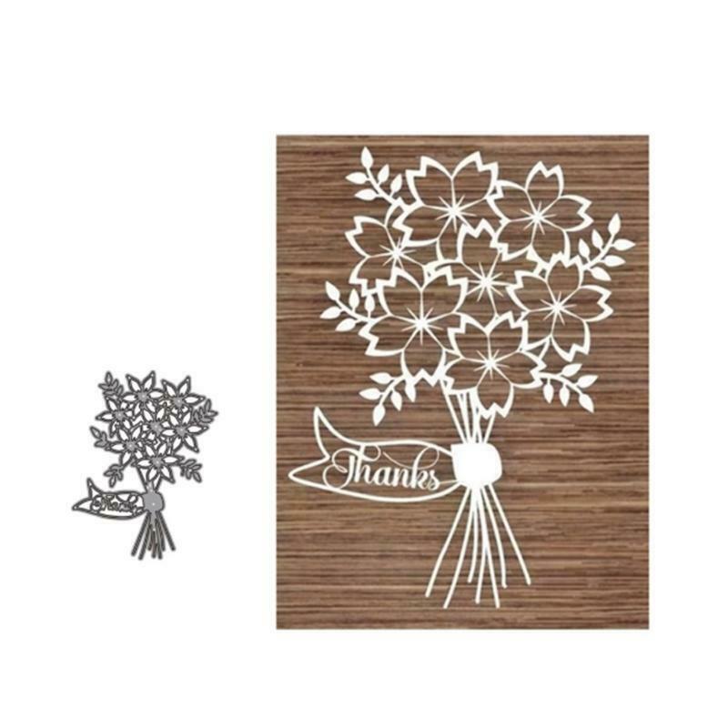 Flower Cutting Dies Stencil DIY Scrapbooking  Album Stamp Paper Card Embossing
