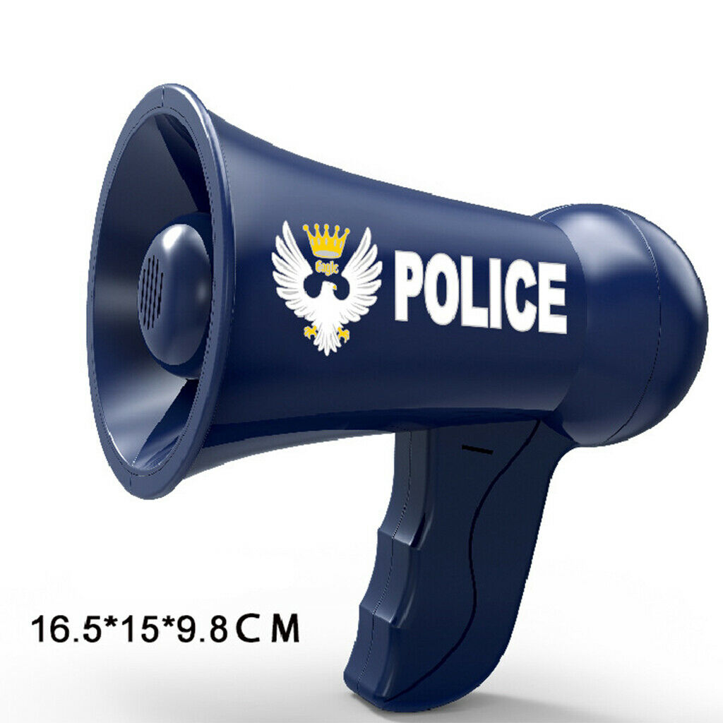 2x Megaphone Toys Fancy Dress Up Bullhorns Musical Loud Speaker Son Gifts