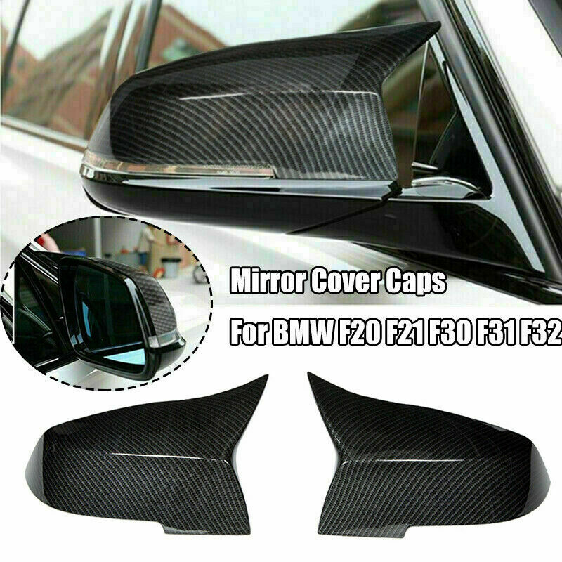 For BMW 2-Series F87 M2 2016-2021 Carbon fiber Look Rear Mirror Cover Caps