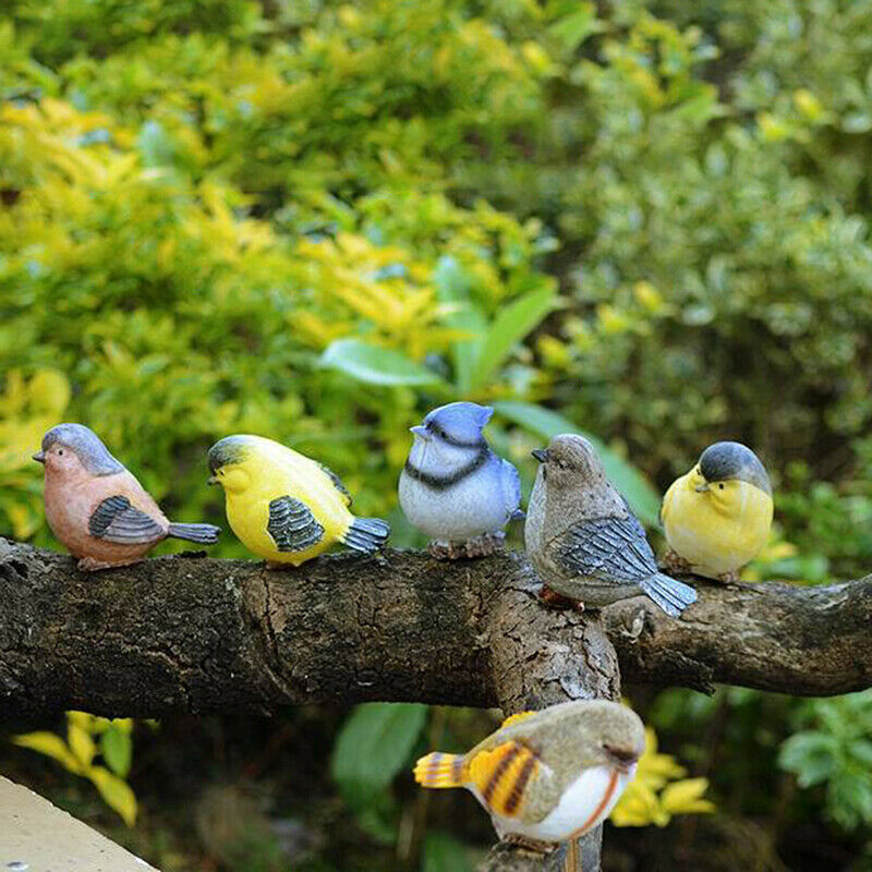 Magpie Birds Vividly Sparrow Garden Decoration Tree Home Outdoor Yard Orn.l8