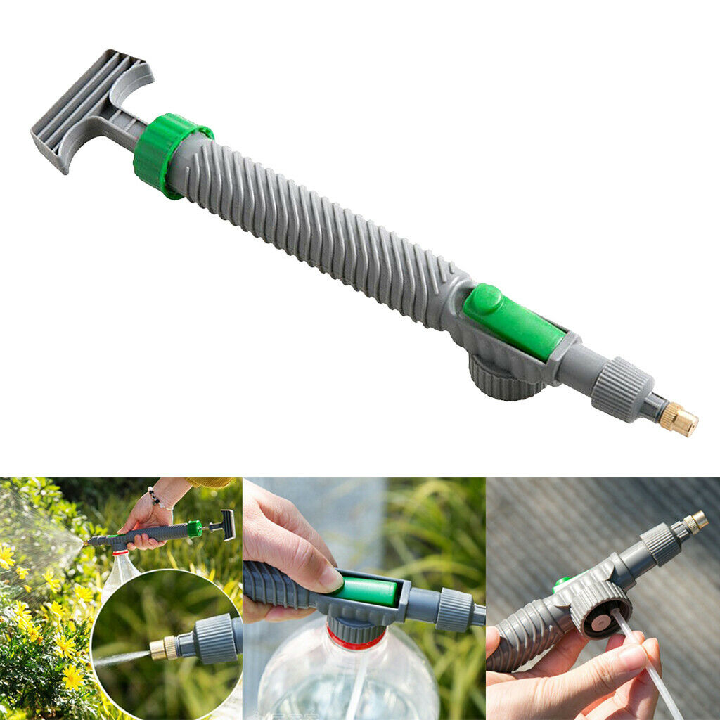 High Pressure Air Pump Manual Sprayer Adjustable Drink Bottle Spray Head Nozzle