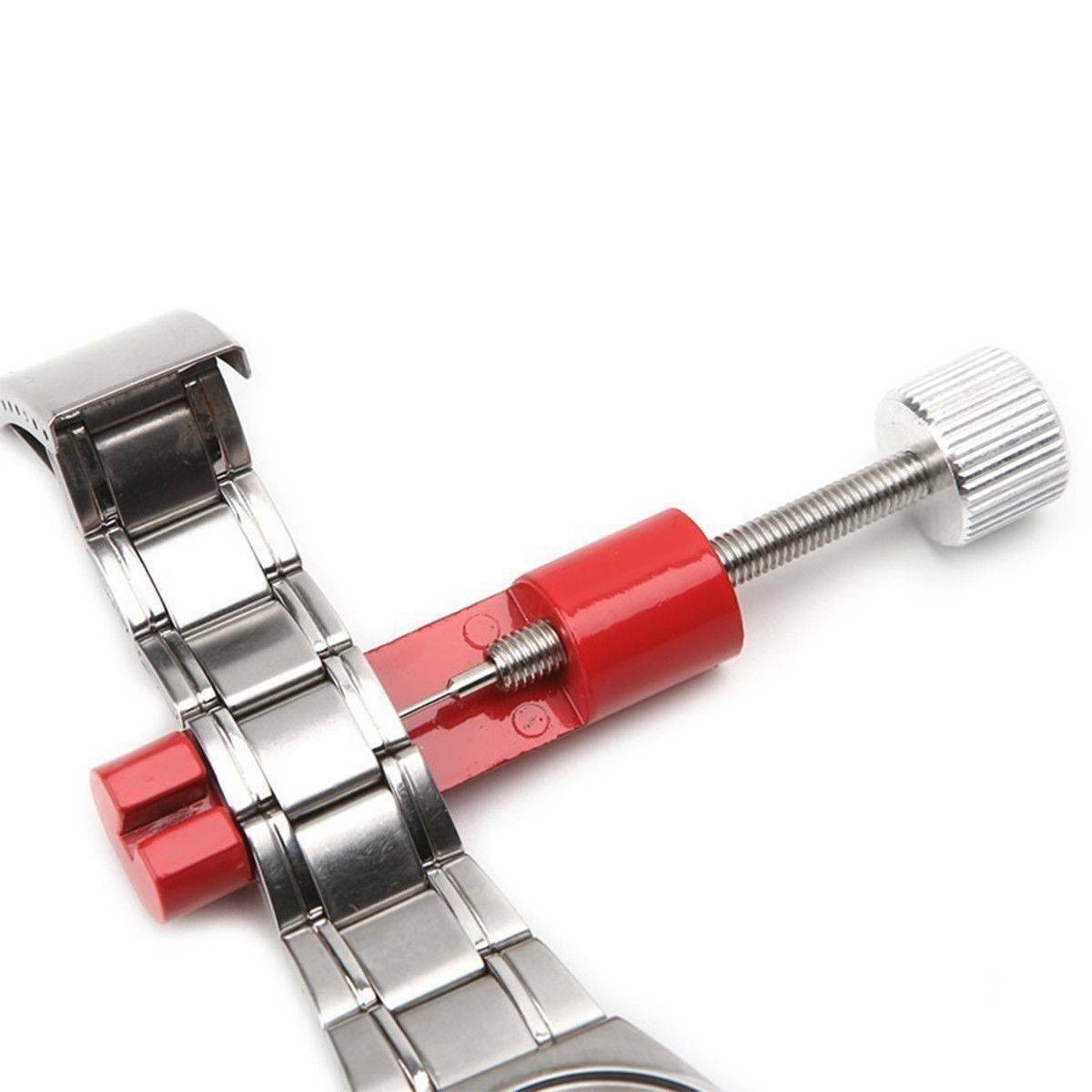 Bracelet Link Pins Remover Kit Metal Adjuster Watch Band Strap Pin Removal Tool