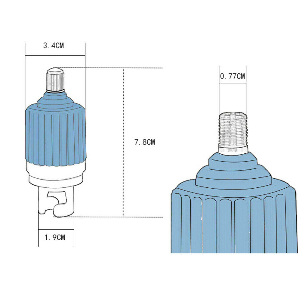 Inflatable Boat Pump Valve Adapter   Air Paddle Board Kayaking Accessory