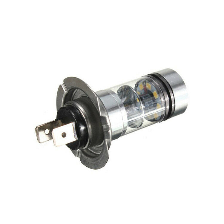 1Pcs HID White H7 6000K 100W LED Projector fog Driving DRL Head Light