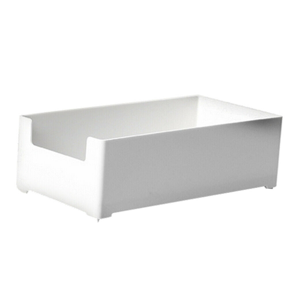 Set of 3 Plastic Desk Drawer Storage Tray White for Jewelries Eco-friendly
