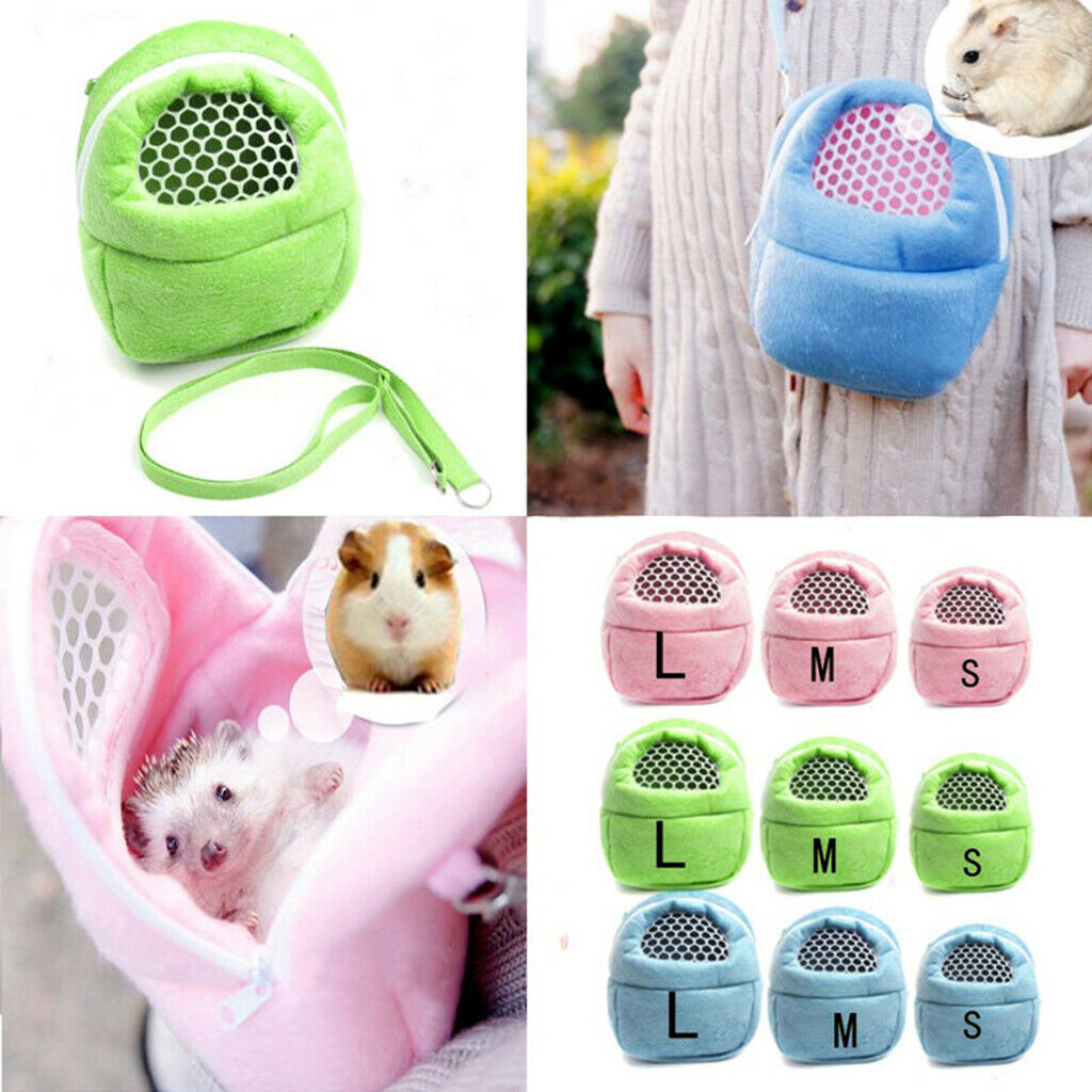Hamster Hedgehog Ferret Carrier Packet Bag Small Animal Hanging Bag S Green