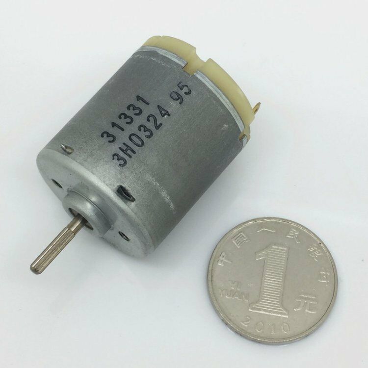 2pcs DC6-24V 2000-10200rpm 365 Motor Low Speed High Torque Carbon Brush Motor