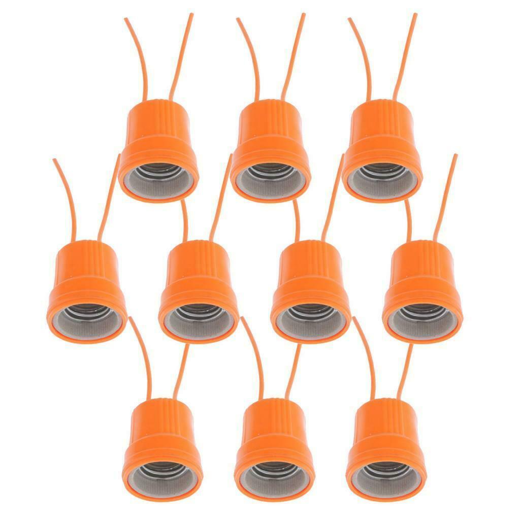 Terrarium Habitat Lighting  Lamp Holder Light Head For Reptiles 10 Pack