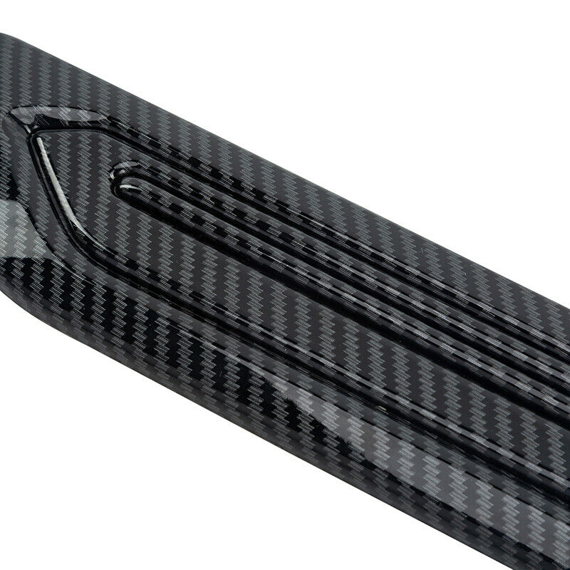 2Pcs Carbon Fiber Car Door Side Fender Air Flow Intake Vent Decorative Stickers