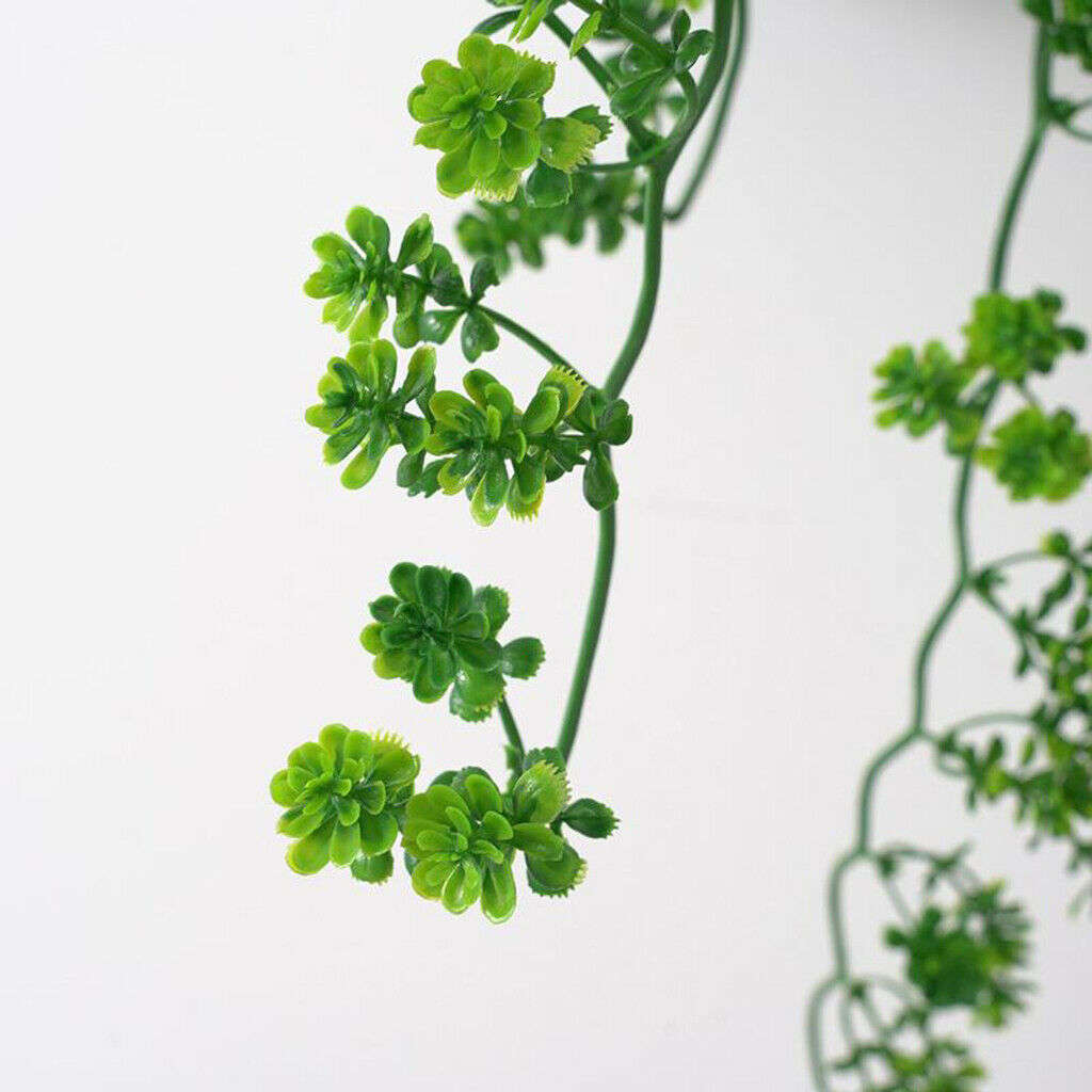 2.1FT Artificial Succulent Vine Garland Plant Foliage Trailing Flower In/Outdoor