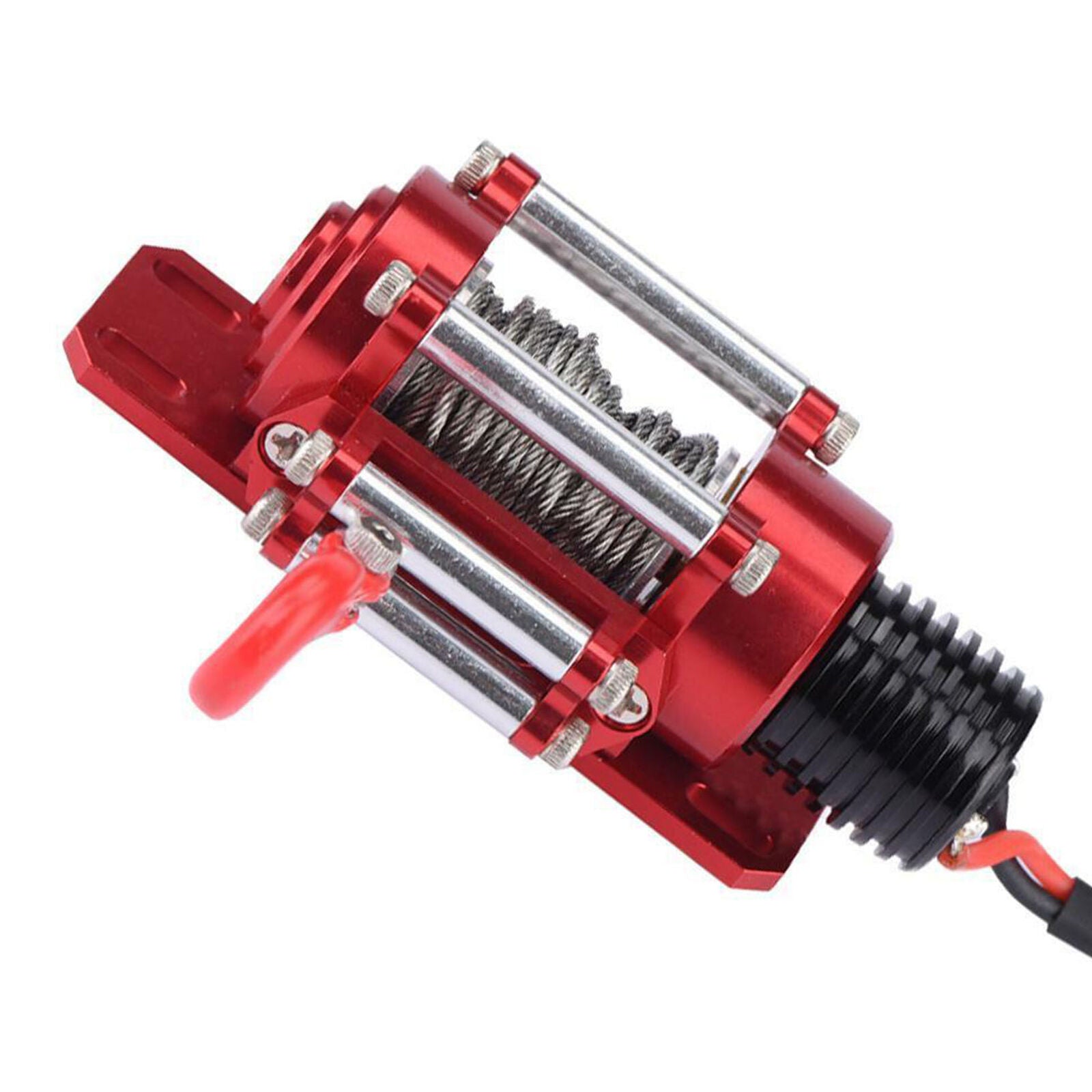 Automatic Crawler Car Winch Control For 1/10 Truck TRX-4 Axial SCX10 D90 Metal