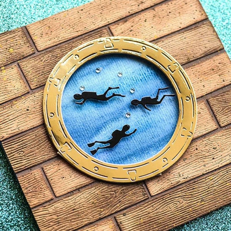 Wood Grain Metal Cutting Dies Stencil for DIY Craft Making Greeting Card Paper