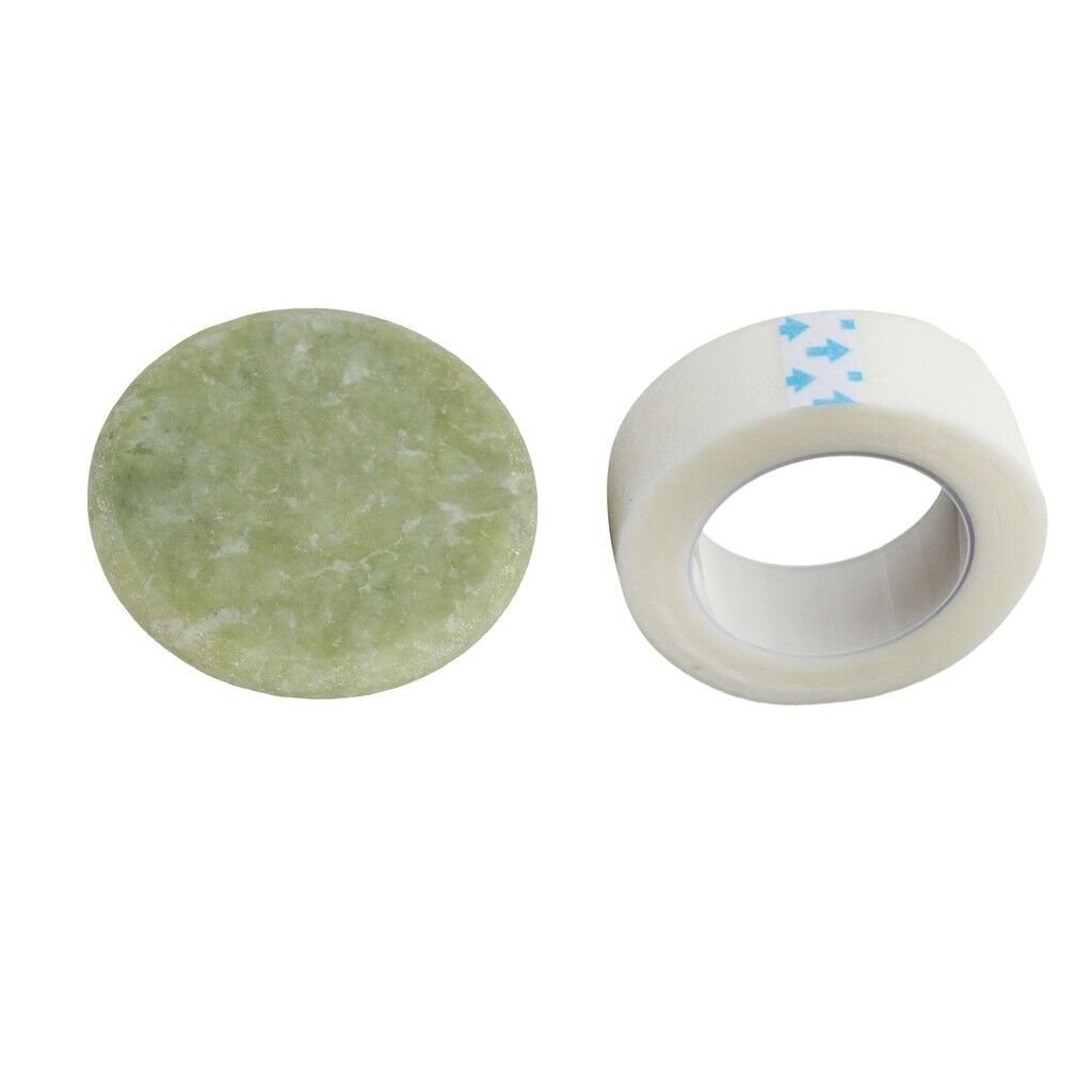 Round Jade Stone Eyelash Tape