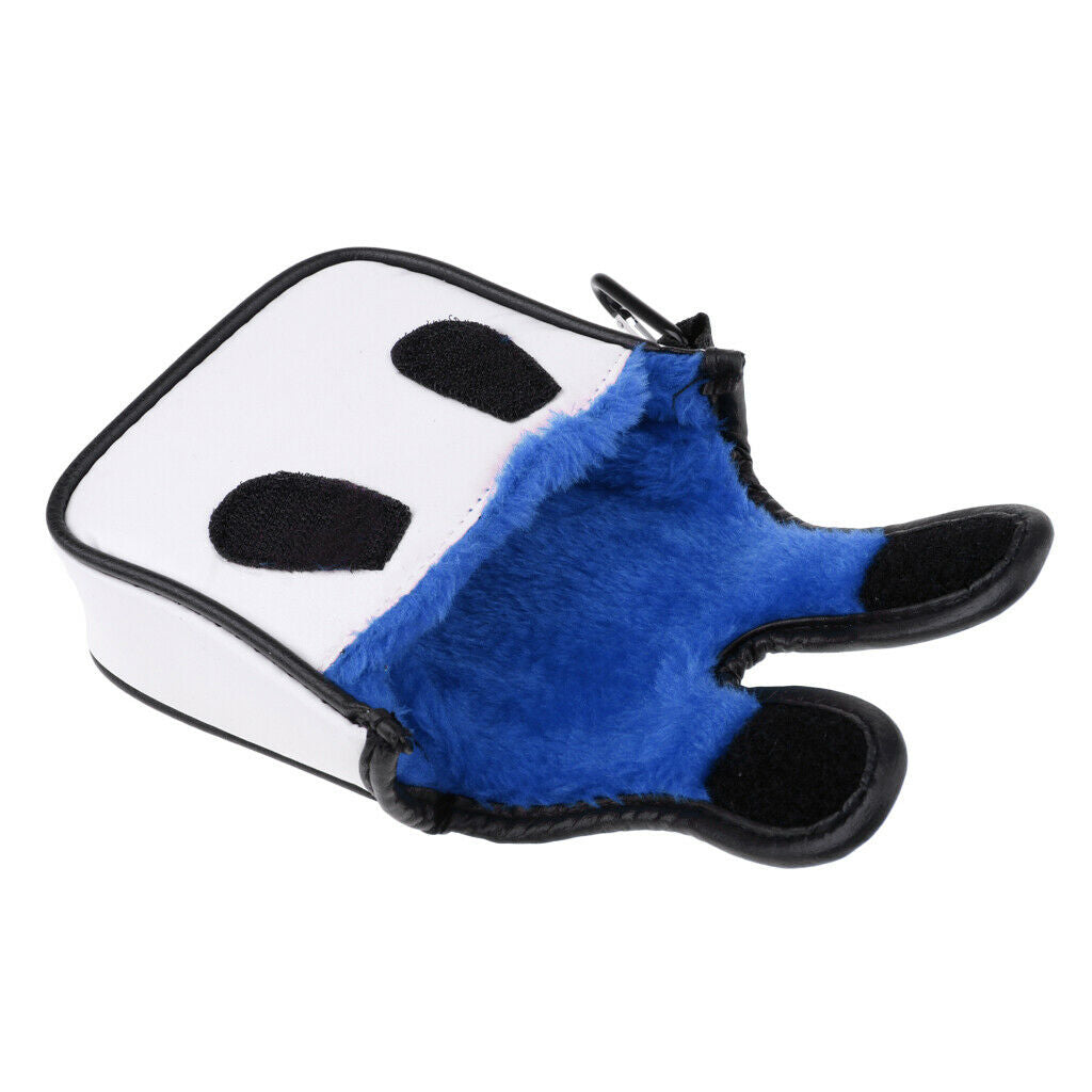 Premium Square Golf Mallet Putter Head Cover Club Protector Headcover Blue