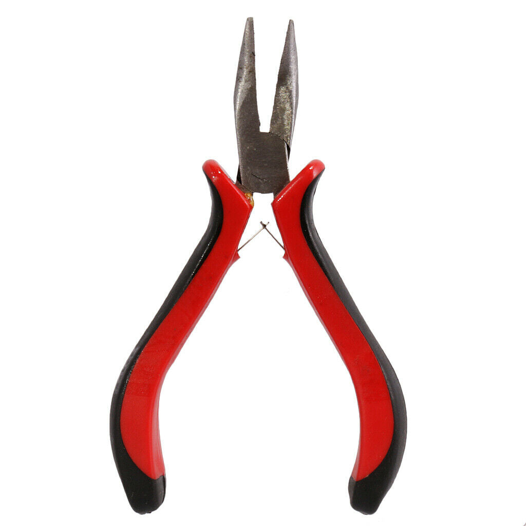 Hair Extension Kit Pliers Loop Hook Tool Hair Needle Silicone Micro Beads