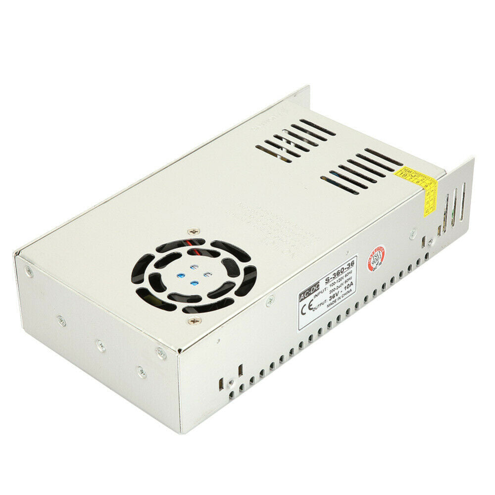 AC 36V/10A Strip Switching Power Supply Driver Adapter LED Voltage Converter