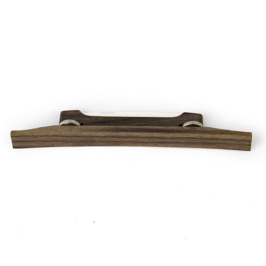 Rosewood Bridge W/ Bone Saddle Replacement Part For Archtop Jazz Guitar Luthier