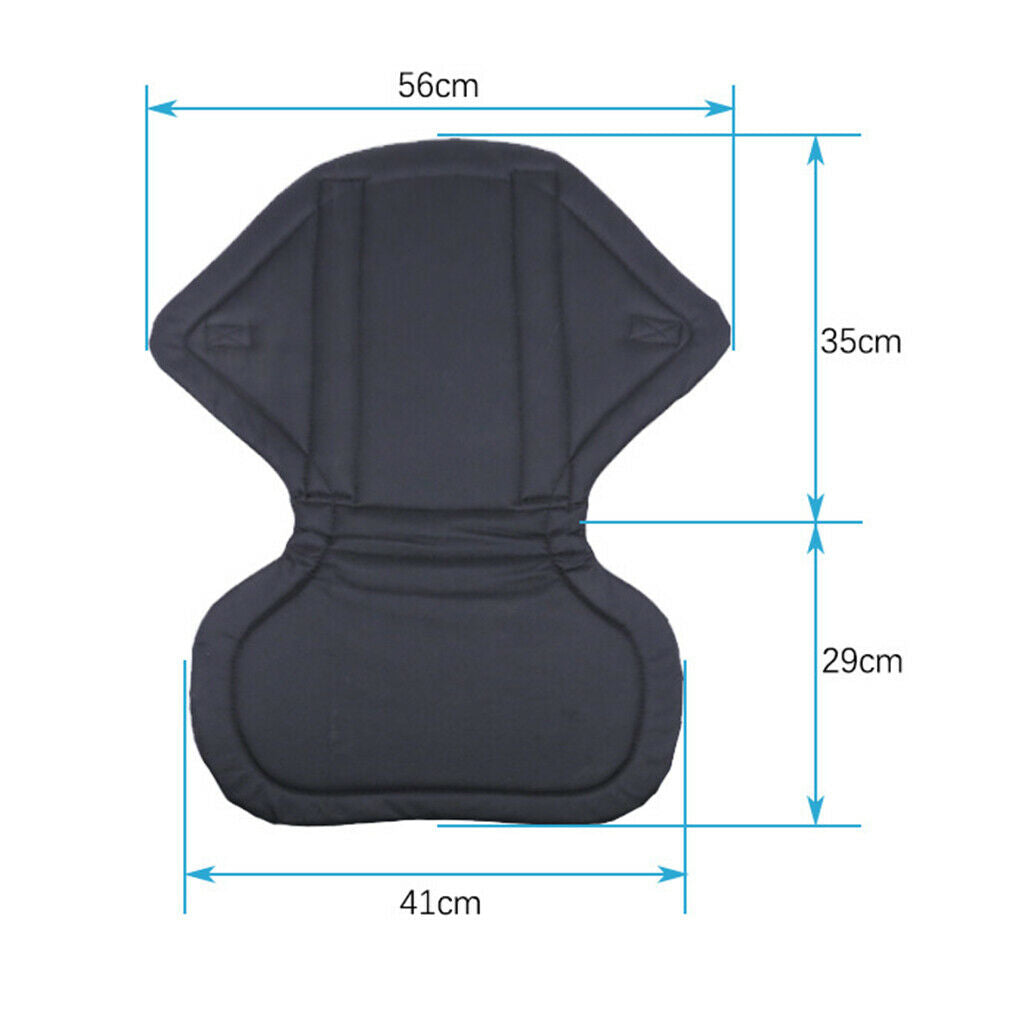Adjustable Padded Kayak Seat Backrest Support Lightweight Fishing Boat Pad