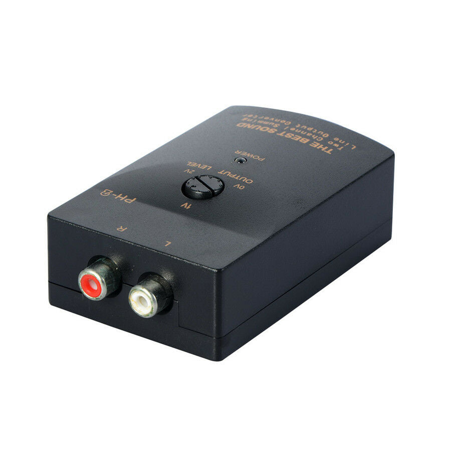 Car Stereo Audio RCA Speaker High To Low Level Line Converter With Adapter Wire