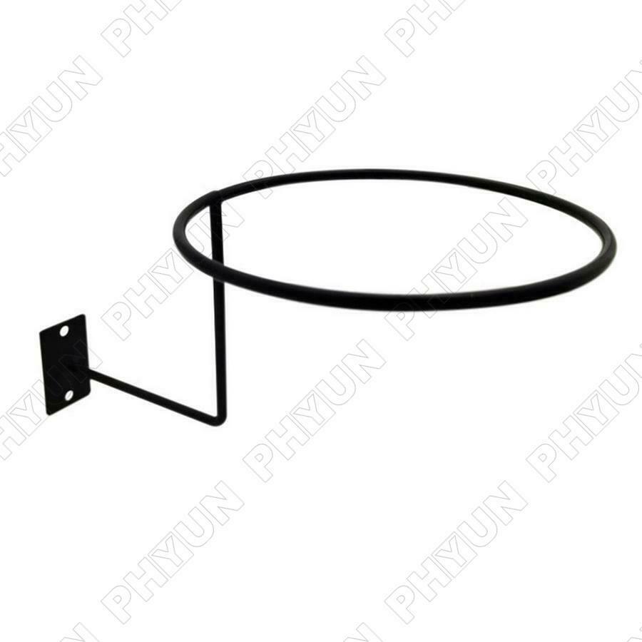 3Pcs Universal Motorcycle Scooter Helmet Holder Hook Helmet Rack Black Steel