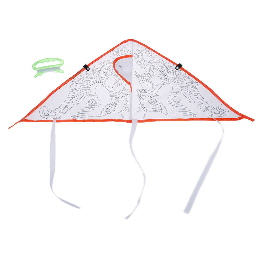 1Pc DIY Cartoon painting kite foldable outdoor kite children kids sport t.l8