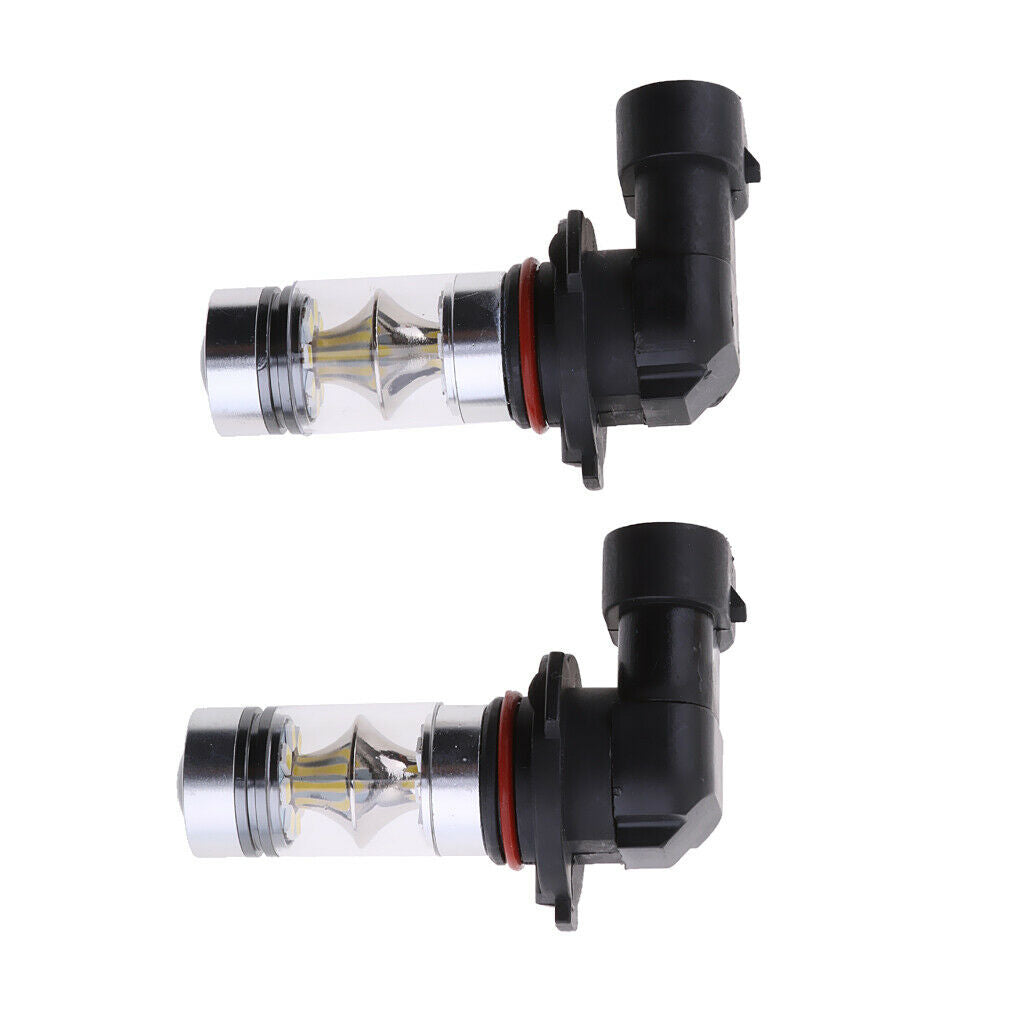 2 Pieces 9005 HB3 100W 20-LED 1900LM White Projector Fog Driving Light Bulbs