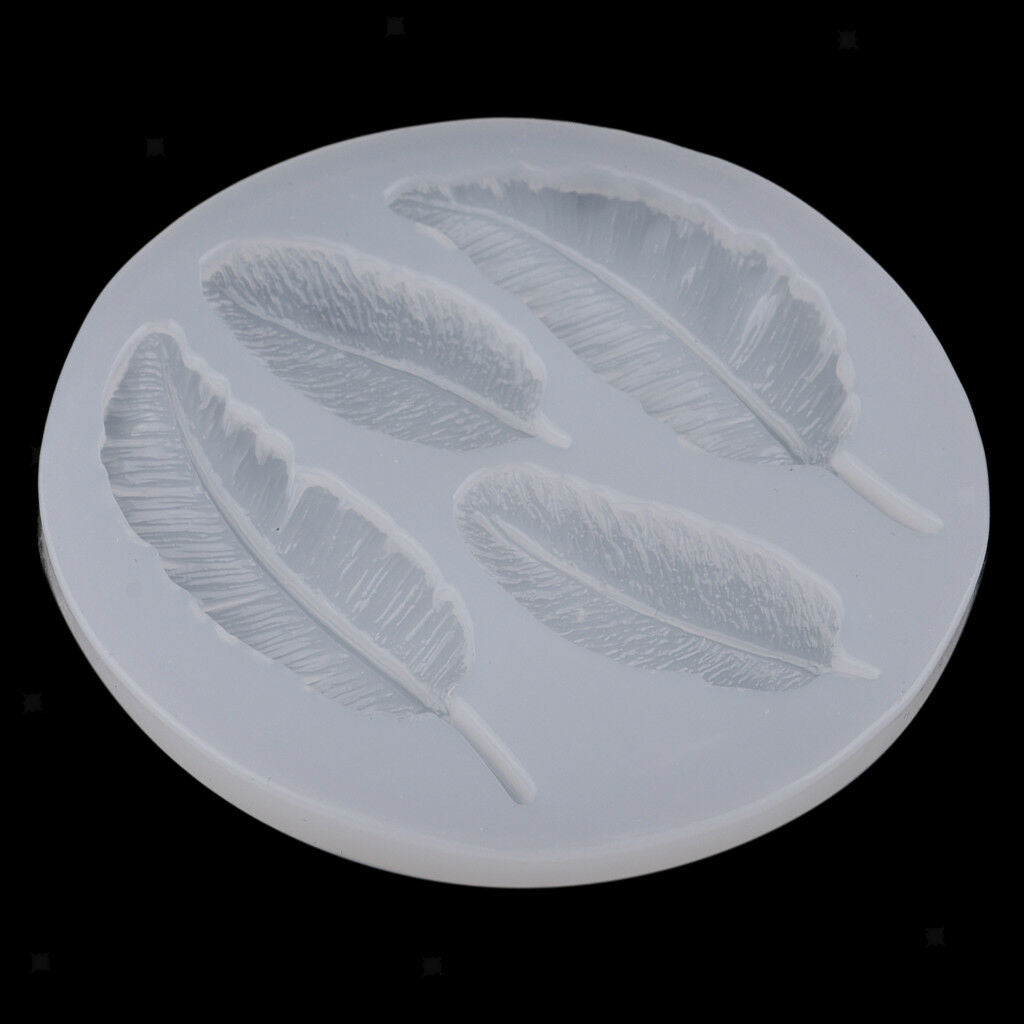 Feather Soap Mold Cake Silicone Mould For Candy Chocolate Cookie Ice Craft
