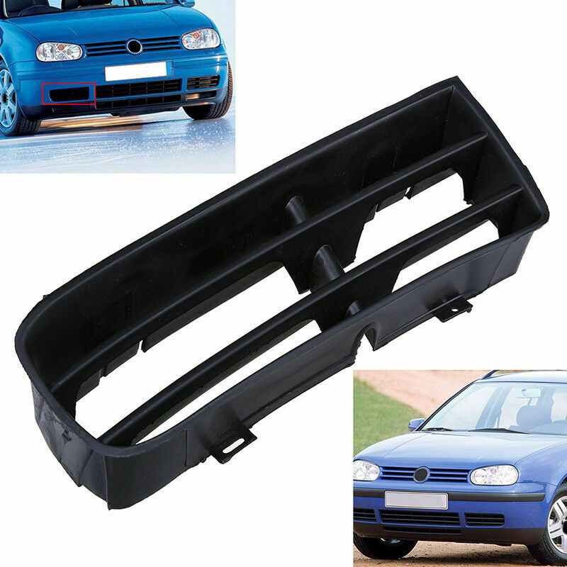 Fits VW Golf 4 MK4 1998-2006 2005 Passenger Front Bumper Fog Light Grille Cover