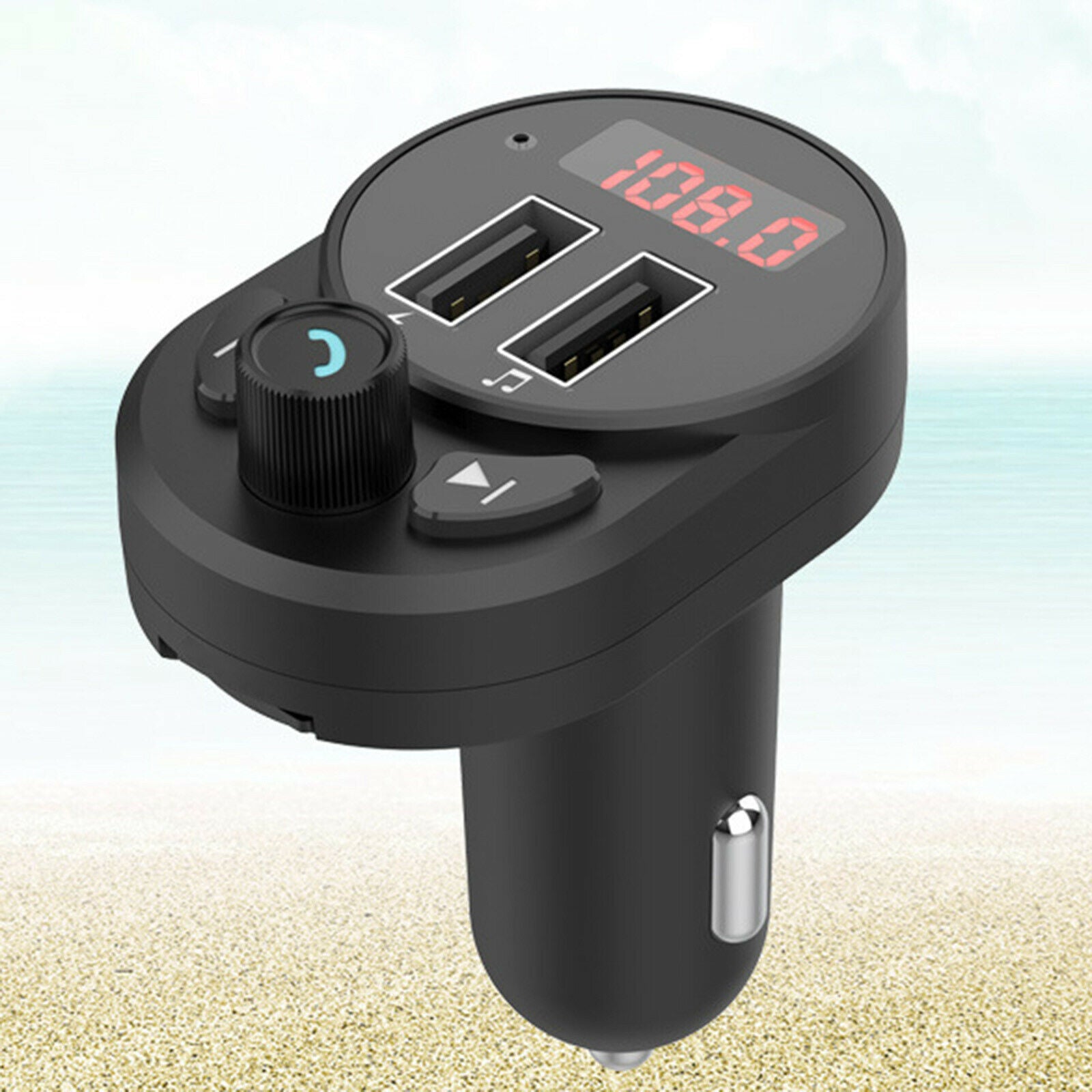Portable FM Transmitter Bluetooth Car Kit MP3 Music TF Card AUX Player