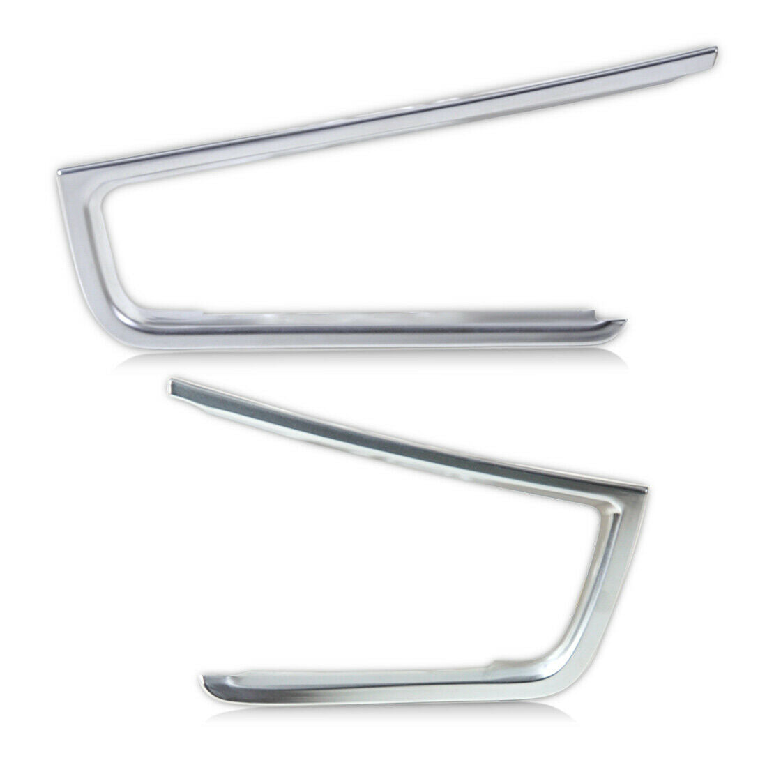 2x Chrome Air Conditioning Vent Trim frame Fit for BMW 5 Series F10 F18 11-14 An