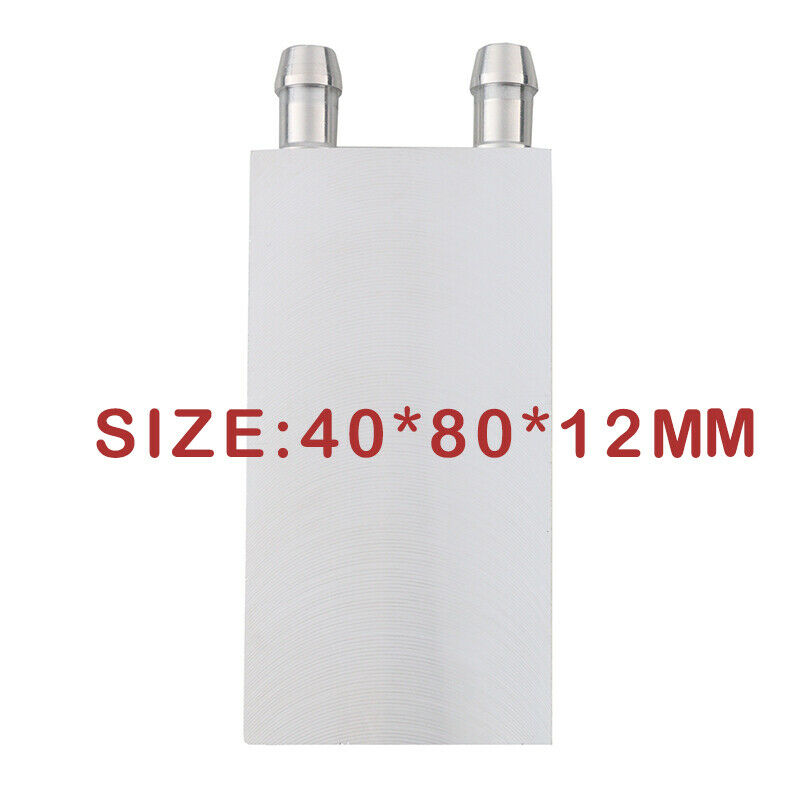 2pcs New Aluminum Water Cooling Block Heatsink For GPU CPU VGA CARD 80x40x12mm