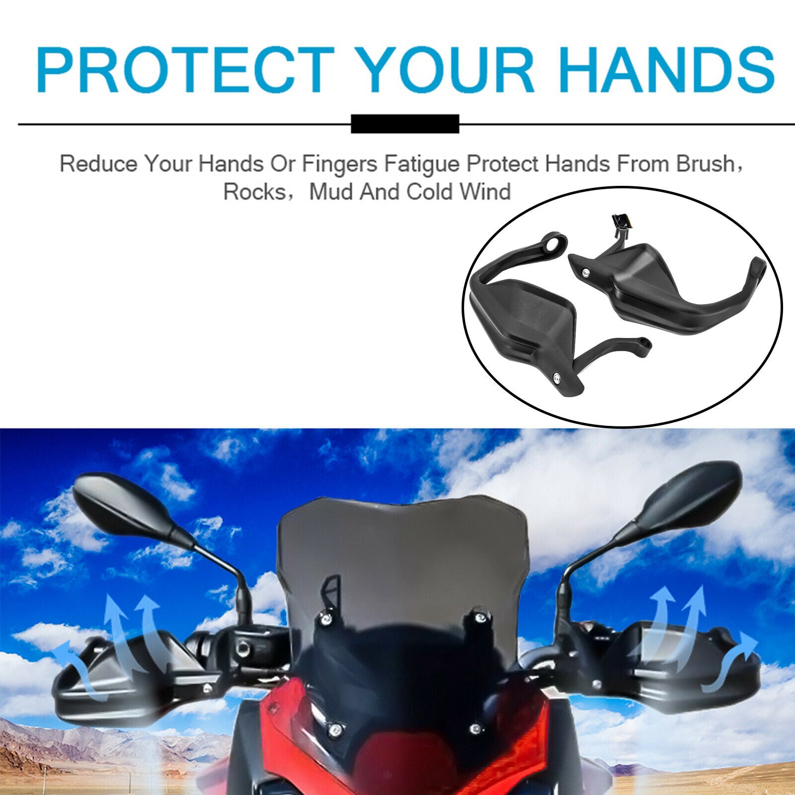 Motorcycle Handlebar Handguard Windshield Fit for BMW F900R F900XR 2020