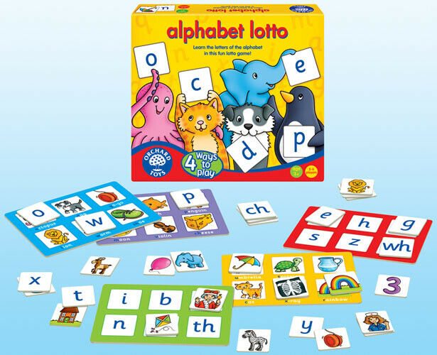 Orchard Toys 083 Alphabet Lotto Kids Childrens Toddler Fun Learning Game 3 Yrs +