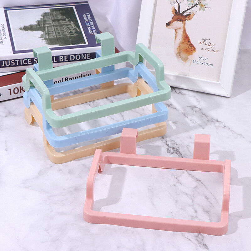 Trash Rack Storage Garbage Bag Holder Cupboard Door Back Kitchen Garb^.l8