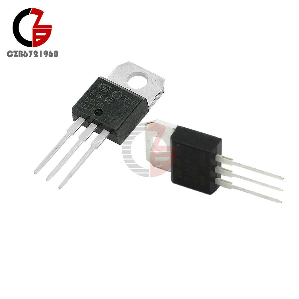 50PCS BTA16-600B TO-220 16A 600V Triac