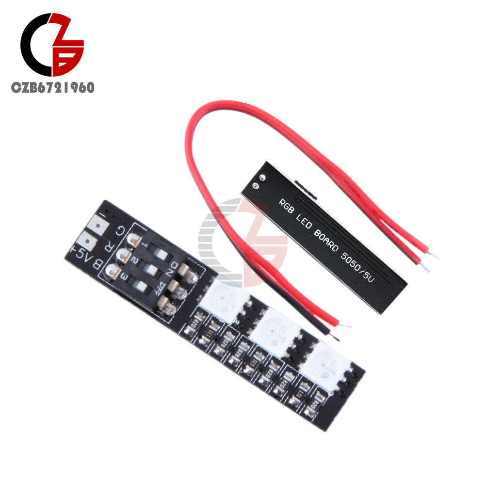 5050 RGB LED Light Board 5V 3S 4S 7 Colors Switch for RC Drone FPV Racing