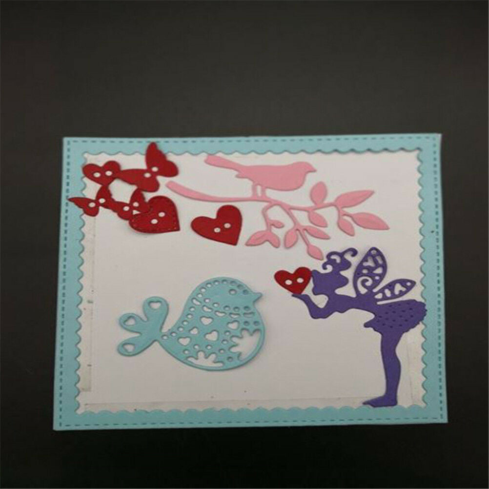 1pc tree bird metal cutting dies stencil scrapbook album paper embossing c.l8