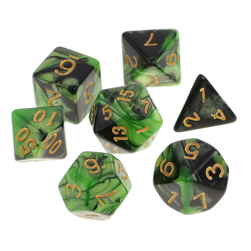 Polyhedral Dice D4-D20 Multi Side Dices Set Board Game Party Supplies Toys